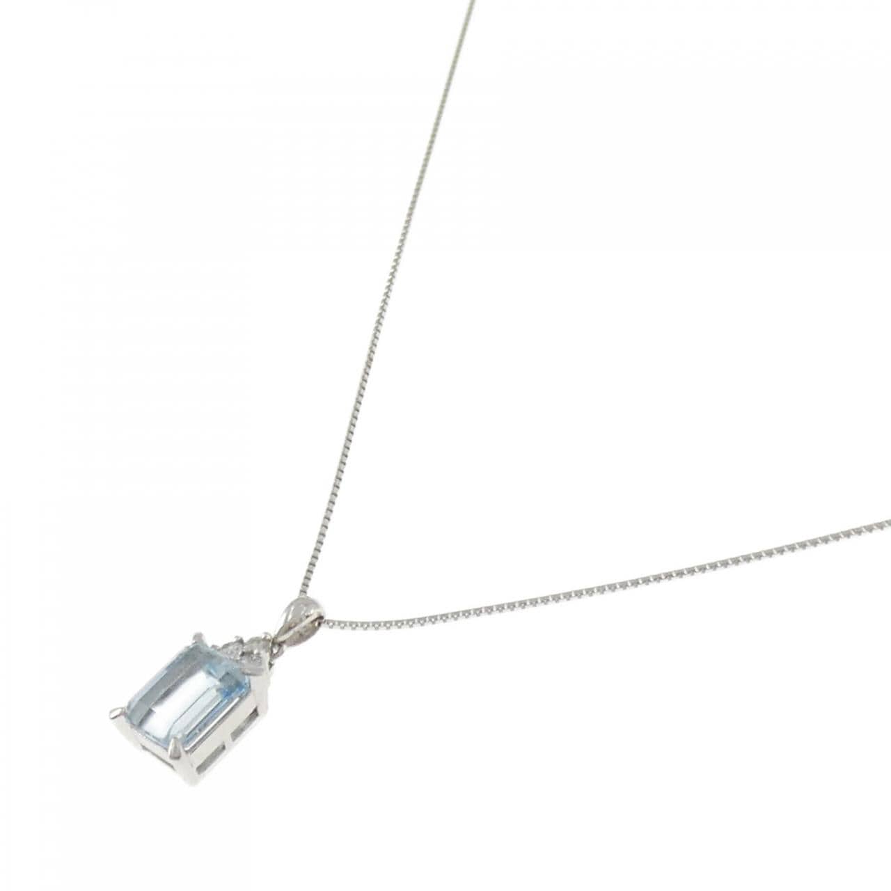 PT900/PT850 アクアマリン ネックレス 2.18CT