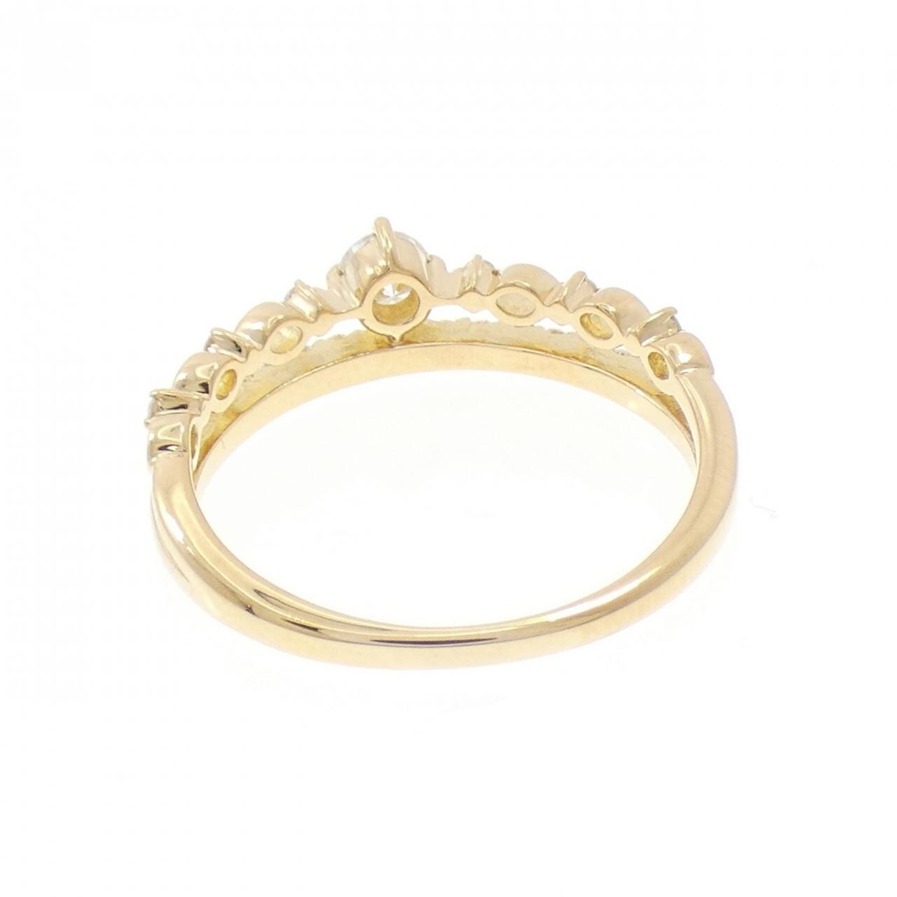 【リメイク】K18YG ダイヤモンド リング 0.40CT