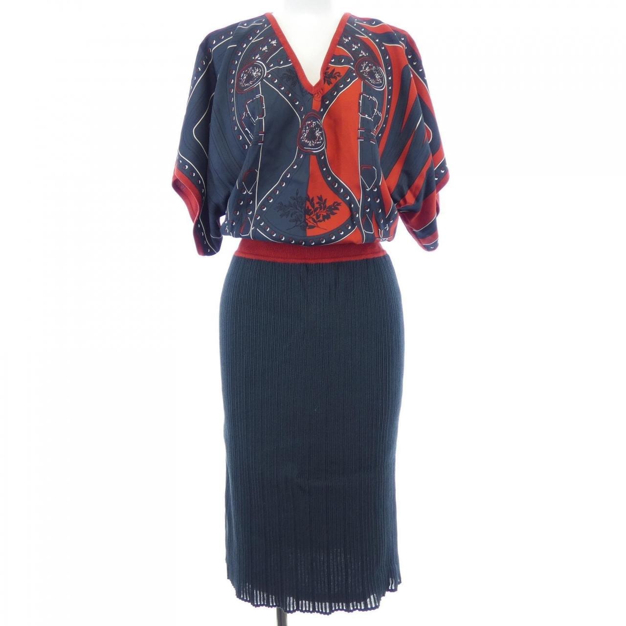 エルメス HERMES GRAND TRALALA 2E2840DO ツイルレーヌ ワンピース