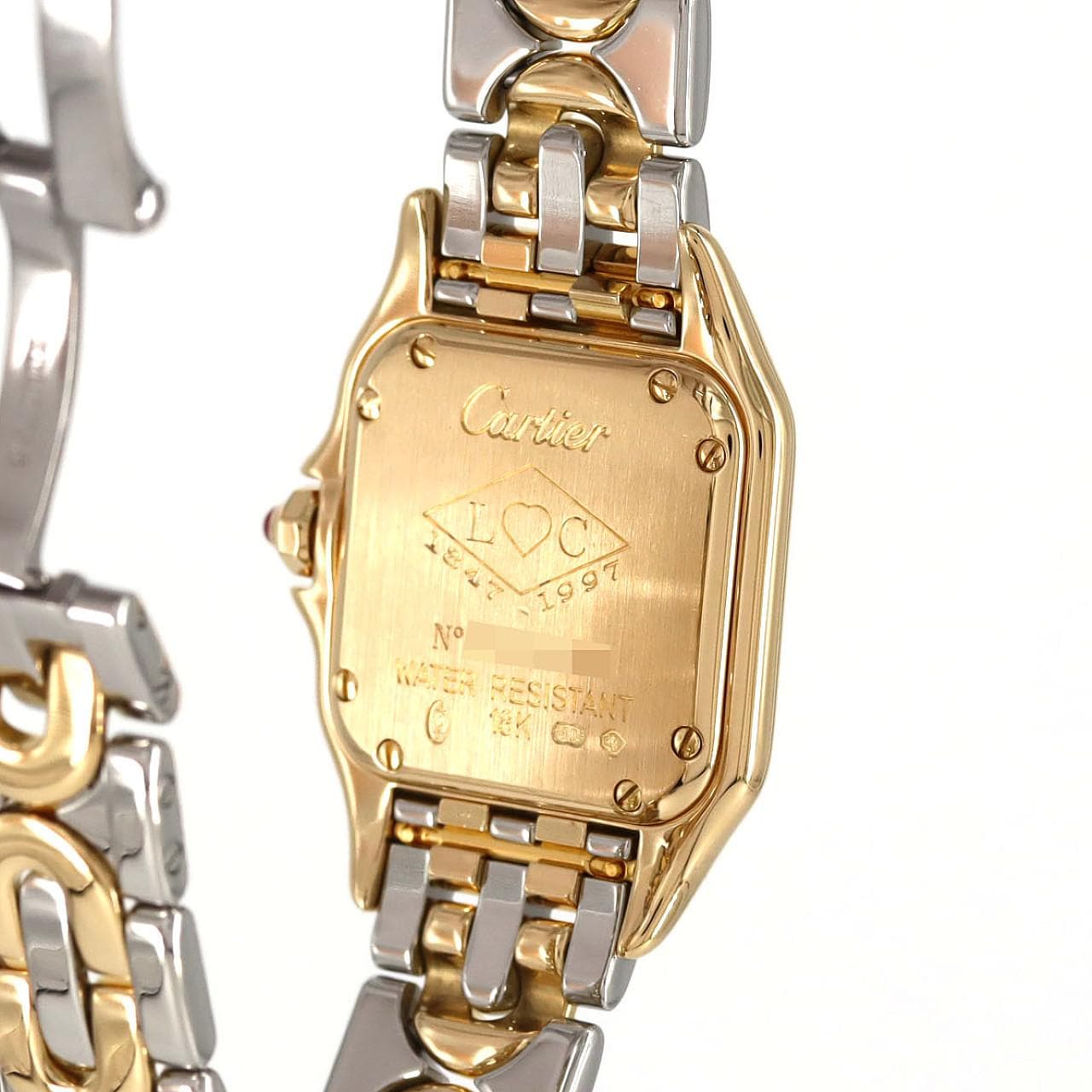 カルティエ パンテールアールデコSM YGコンビ LIMITED W25046S1 YG クォーツ
