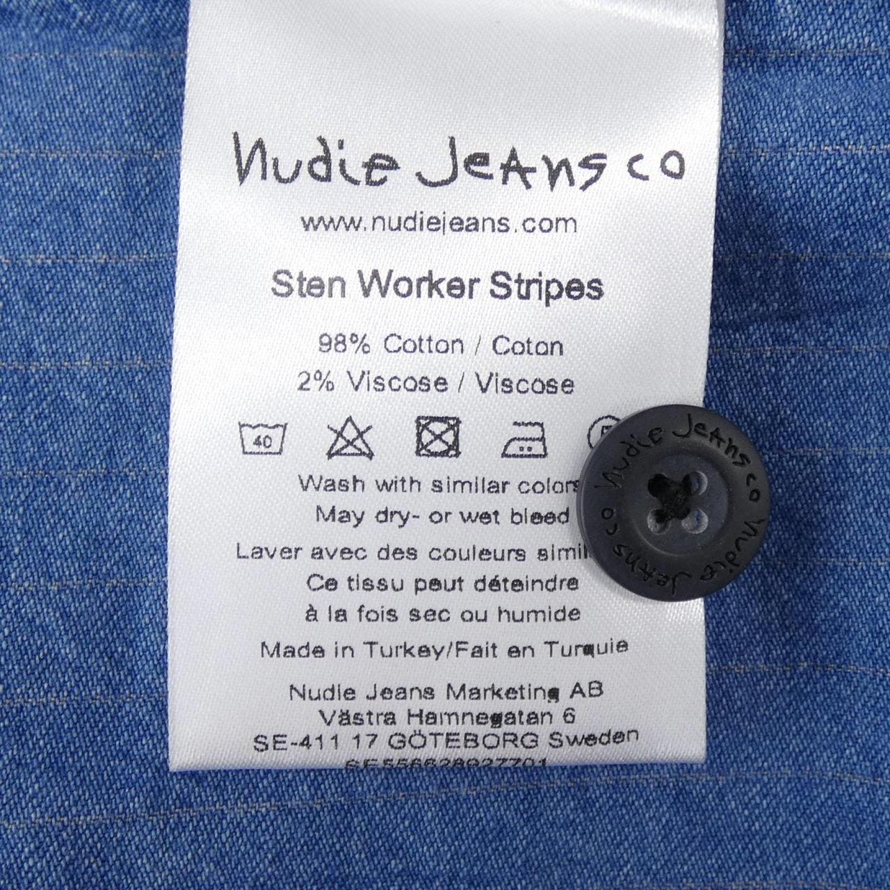 ヌーディージーンズ NUDIE JEANS 47161-3008 シャツ