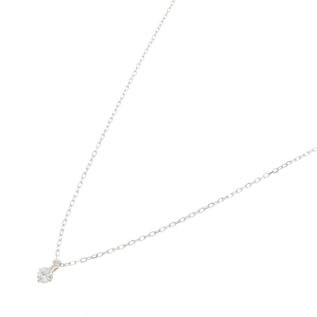 K18WG ダイヤモンド ネックレス 0.082CT