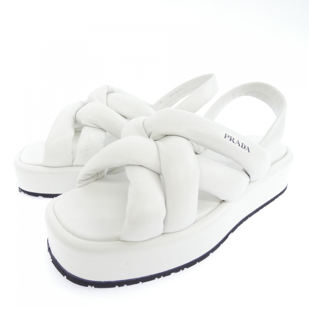 プラダ PRADA 1XZ747 フラットフォーム サンダル