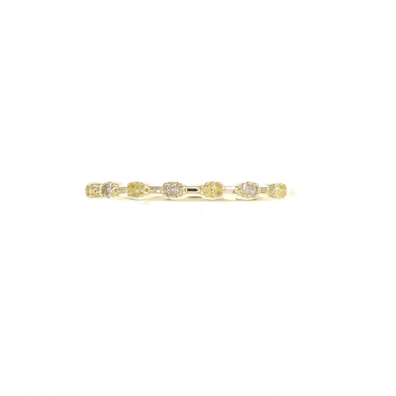 K18YG ダイヤモンド ピンキーリング 0.015CT