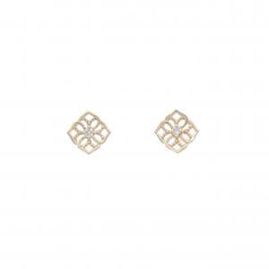 アガット ダイヤモンド ピアス 0.02CT