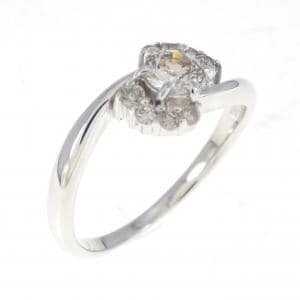 K18WG ダイヤモンド リング 0.228CT
