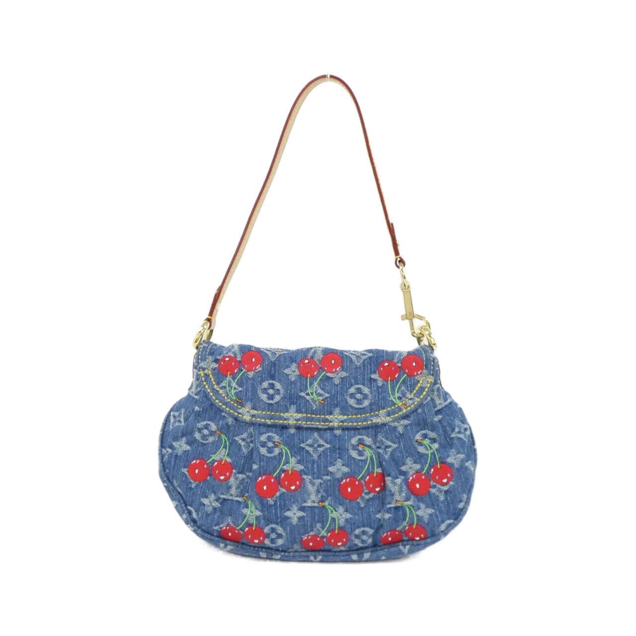 ルイヴィトン モノグラム チェリー デニム(LV X TM) サンセット M13680 ショルダーバッグ