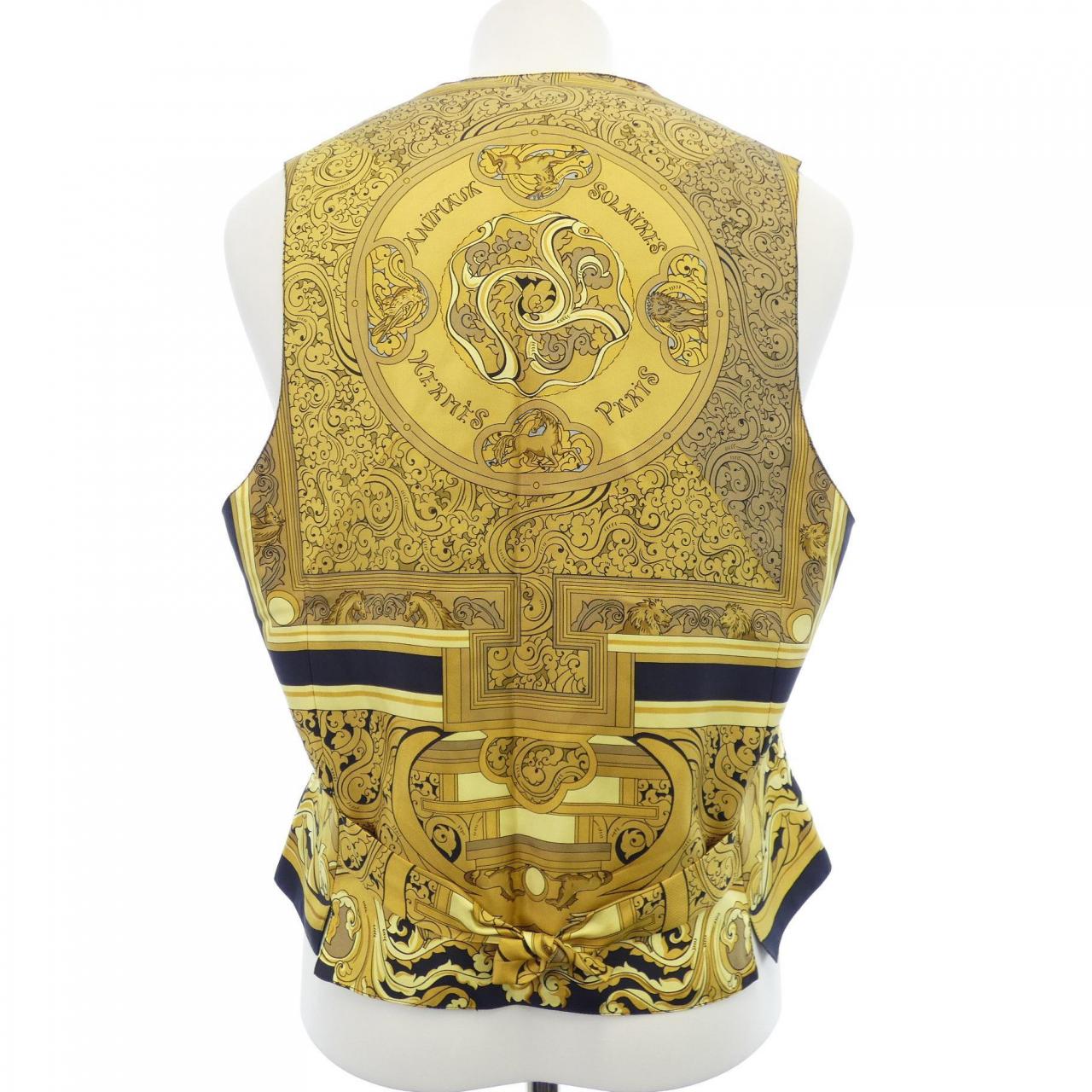 【ヴィンテージ】エルメス HERMES ANIMAUX SOLAIRES ベスト