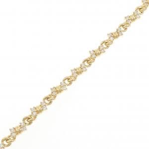 750YG ダイヤモンド ブレスレット