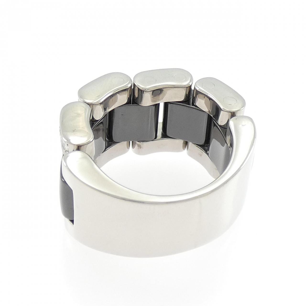 K18WG/セラミック ダイヤモンド リング 1.42CT