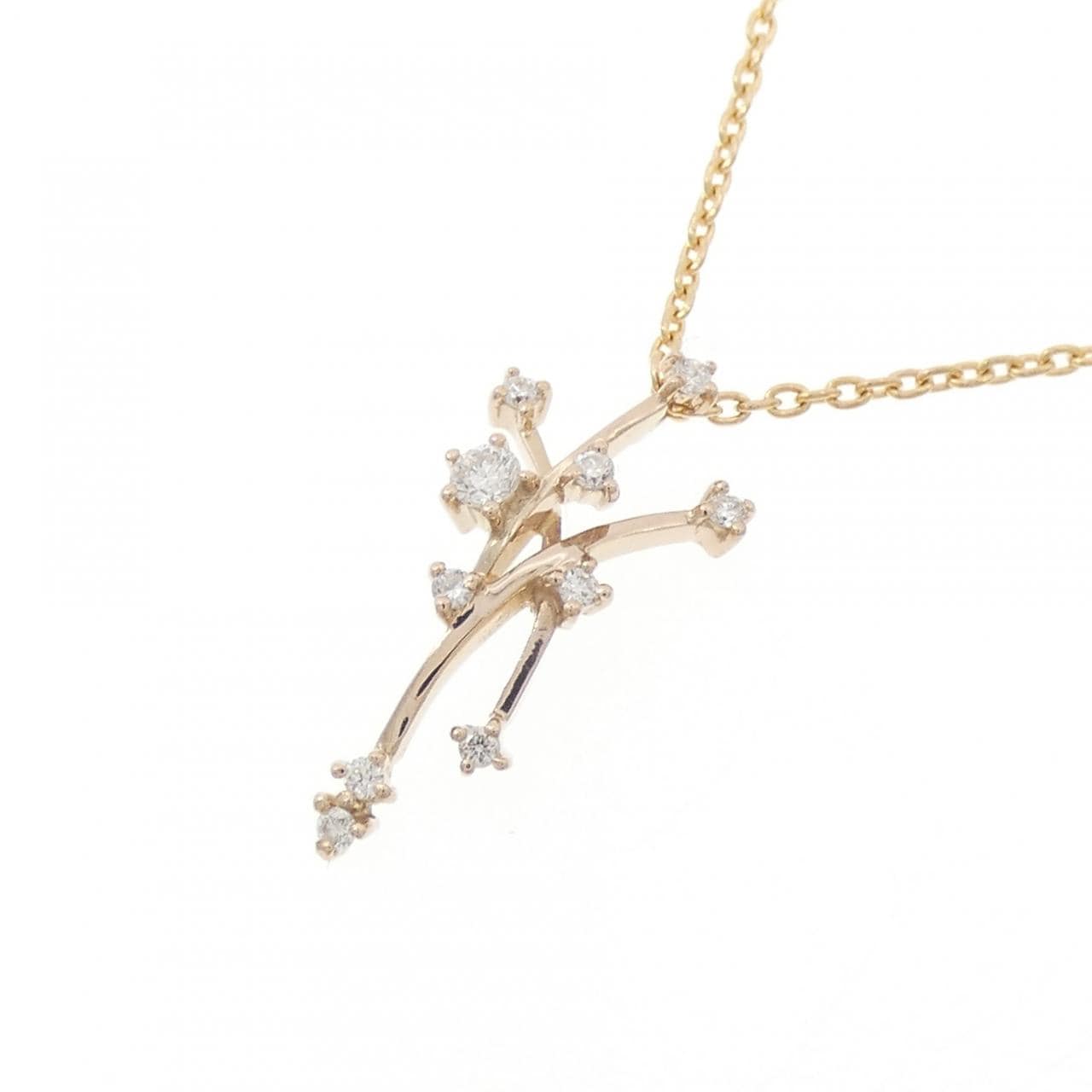 スタージュエリー ダイヤモンド ネックレス 0.08CT