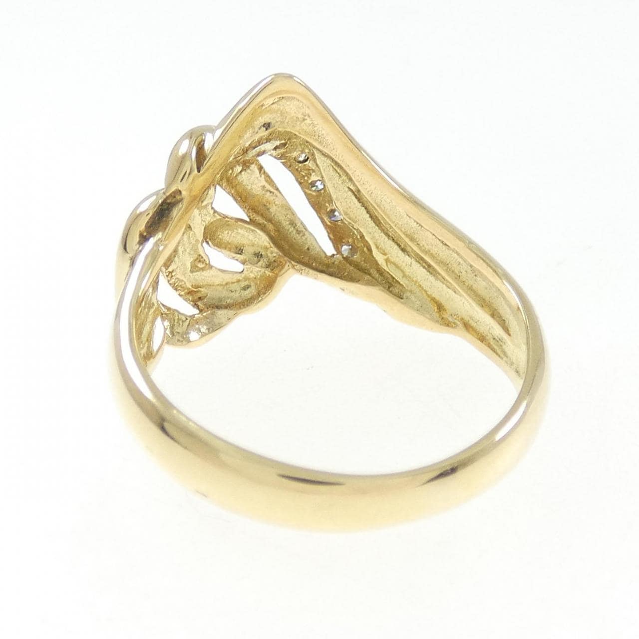 K18YG ダイヤモンド リング 0.05CT