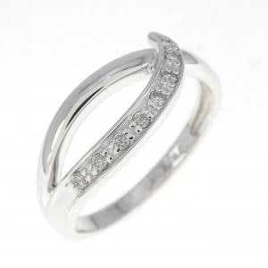K18WG ダイヤモンド リング 0.06CT
