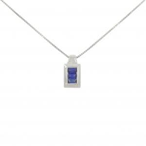 PT サファイヤ ネックレス 0.45CT