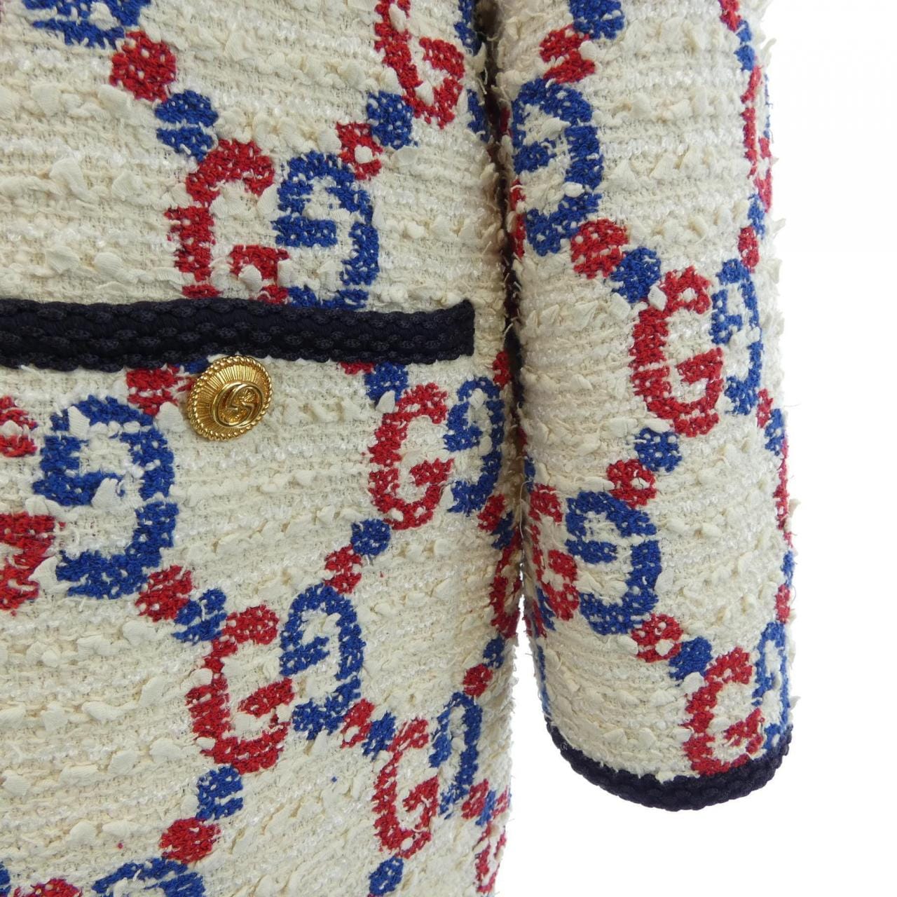 グッチ GUCCI 569926 ZABIL ノーカラージャケット