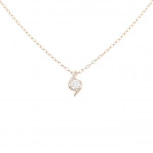 K18PG ダイヤモンド ネックレス 0.127CT