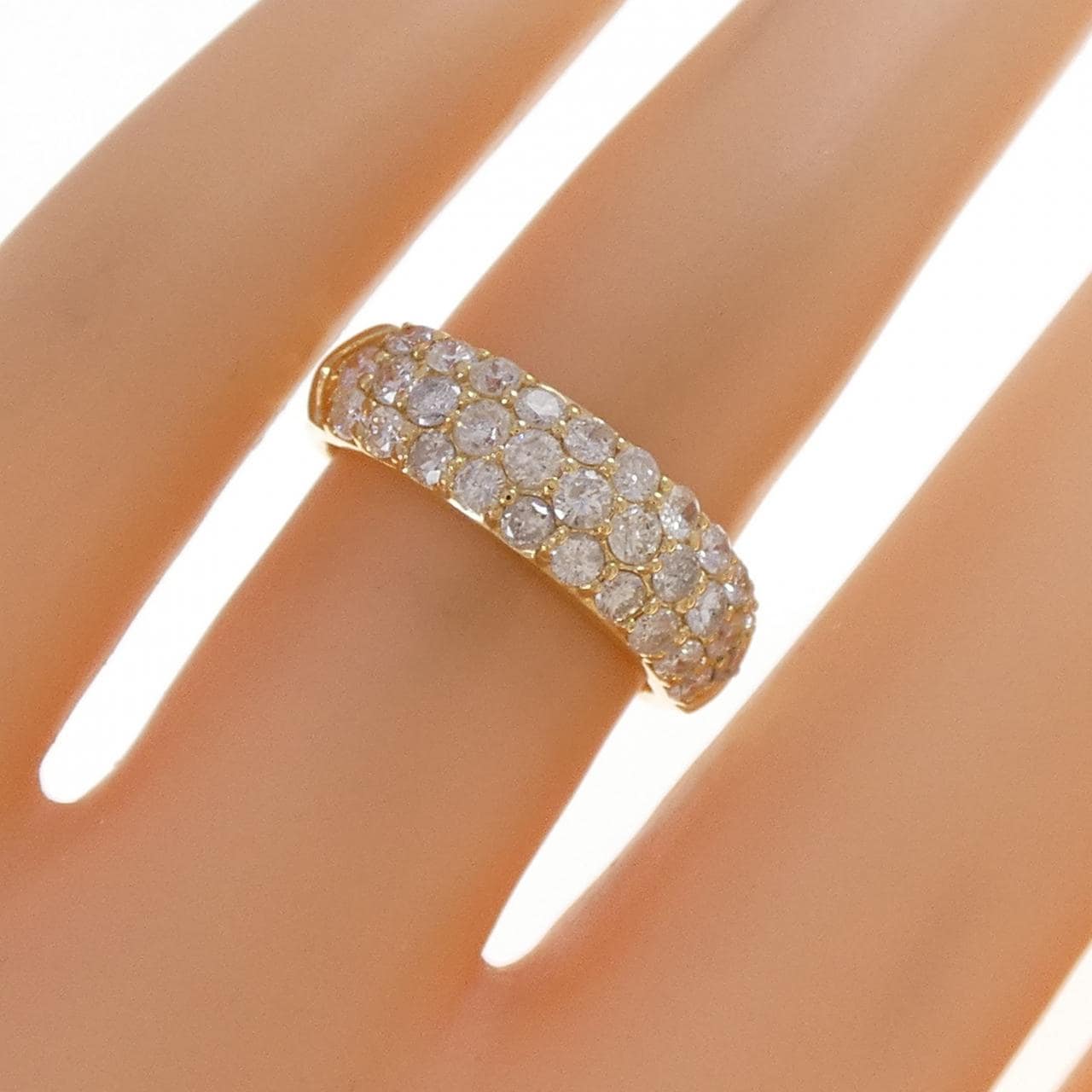 K18YG ダイヤモンド リング 1.00CT