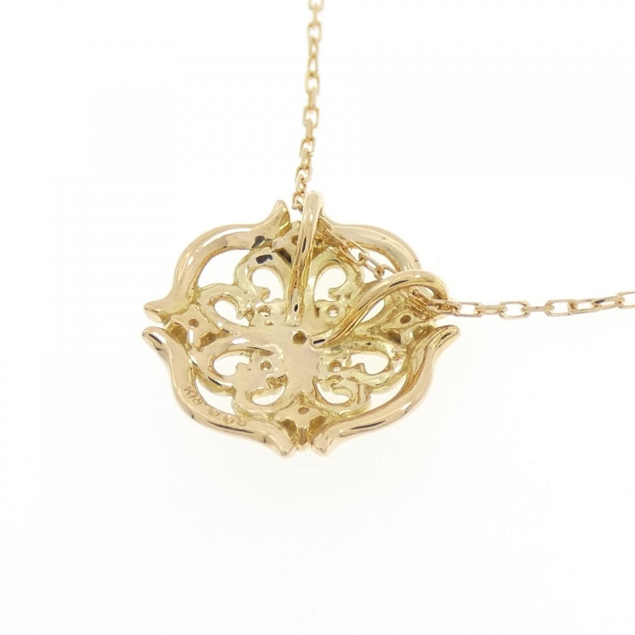 K18YG ダイヤモンド ネックレス 0.08CT