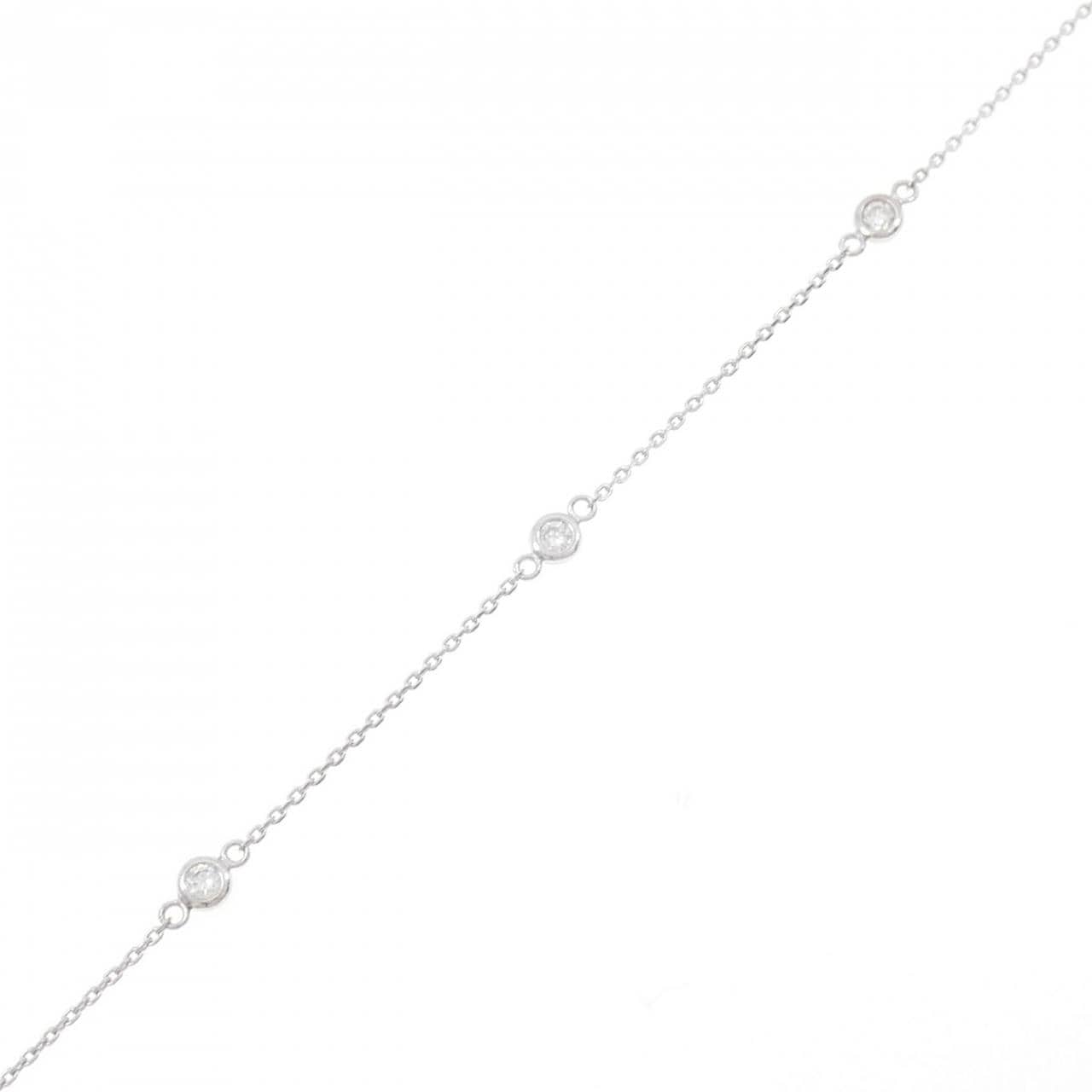 K18WG ダイヤモンド ブレスレット 0.30CT