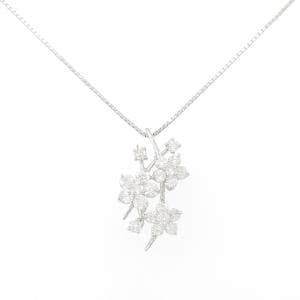 PT フラワー ダイヤモンド ネックレス 2.10CT