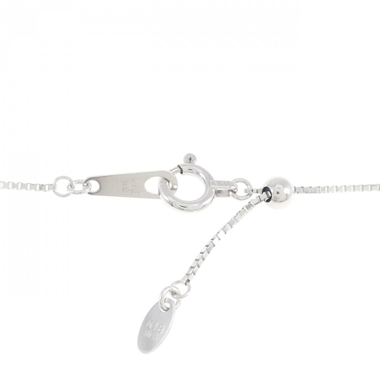 K18YG/K18WG ダイヤモンド ネックレス 0.33CT