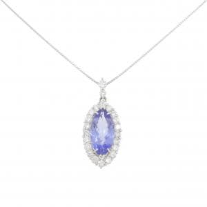 PT900/PT850 タンザナイト ネックレス 3.60CT