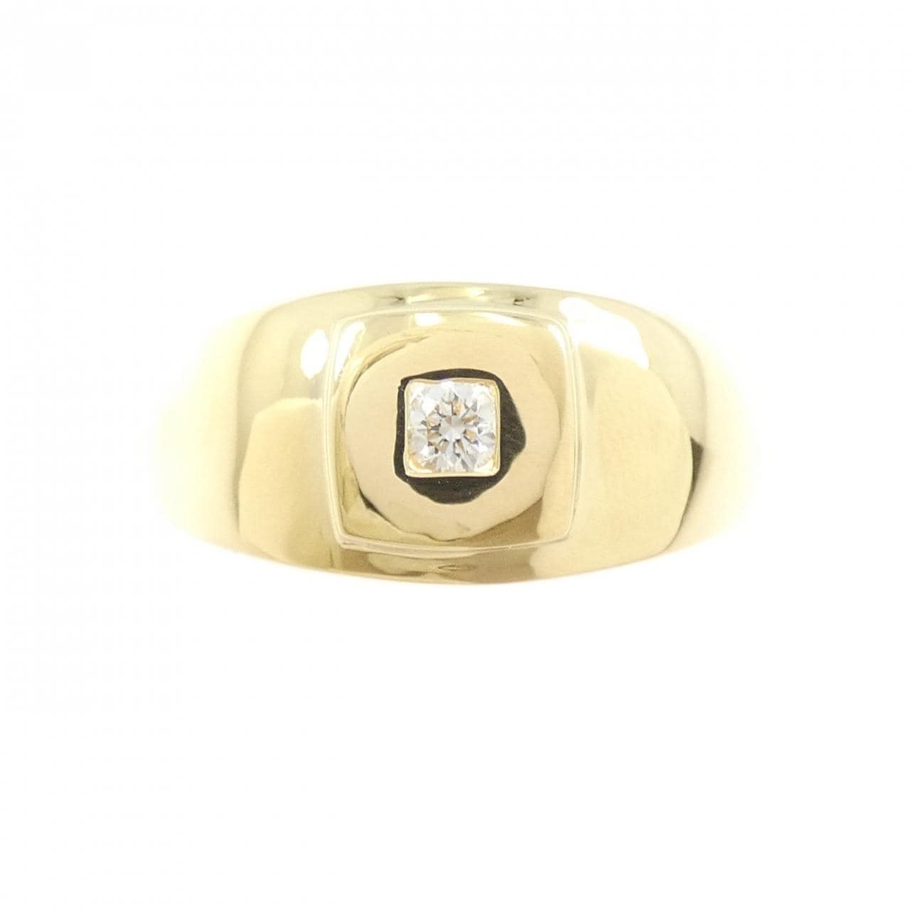 【新品】K18YG ダイヤモンド リング 0.10CT