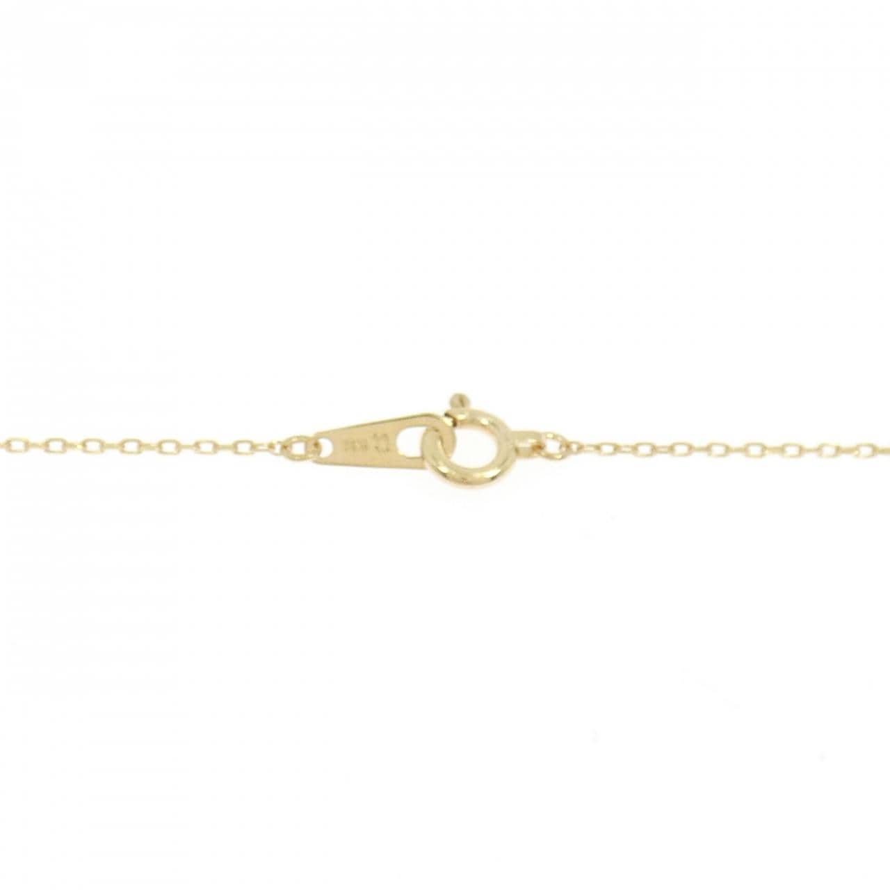 K18YG ダイヤモンド ネックレス 0.12CT