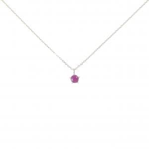 K10YG ルビー ネックレス