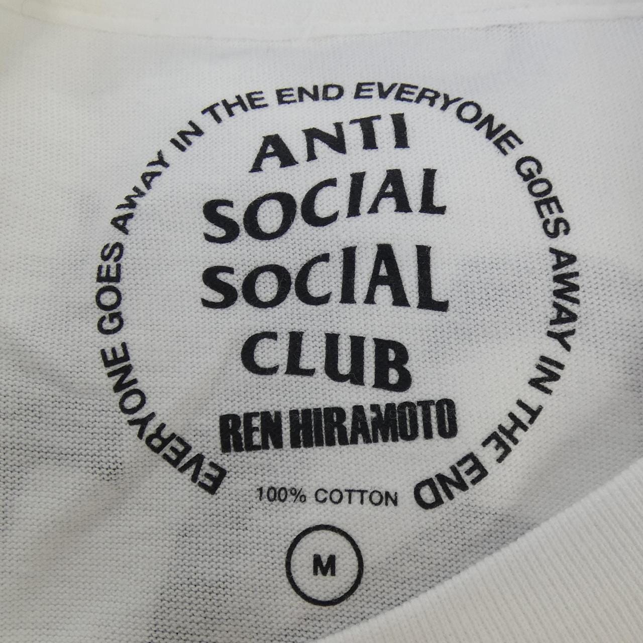 アンチソーシャルソーシャルクラブ ANTI SOCIAL SOCIAL CLUB REN HIRAMOTO Tシャツ