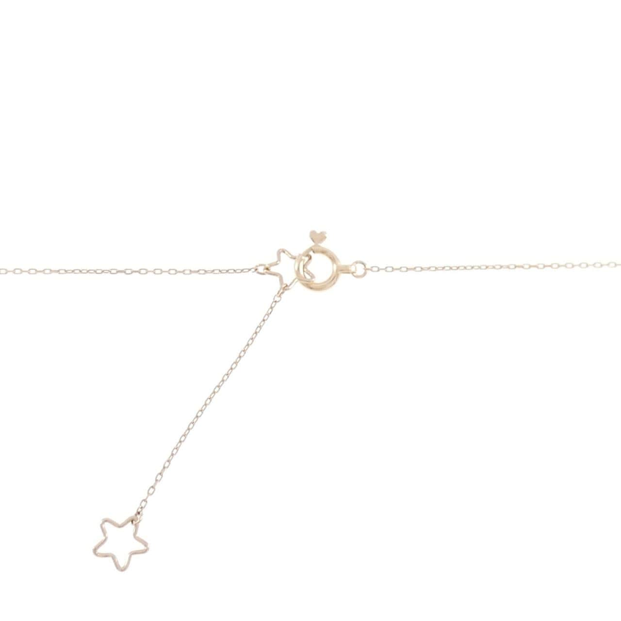 K10PG スター ダイヤモンド ネックレス 0.05CT