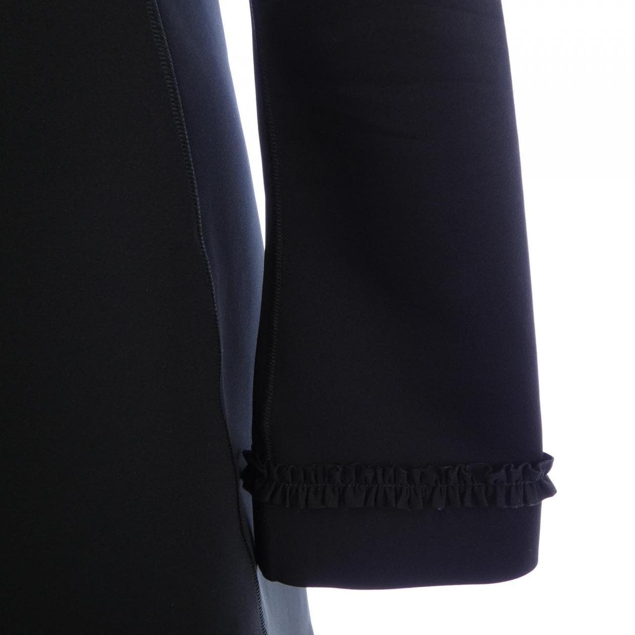 ルイヴィトン LOUIS VUITTON ラッフルトリムロングスリーブテクニカルジャージードレス FUDS12G72 ワンピース