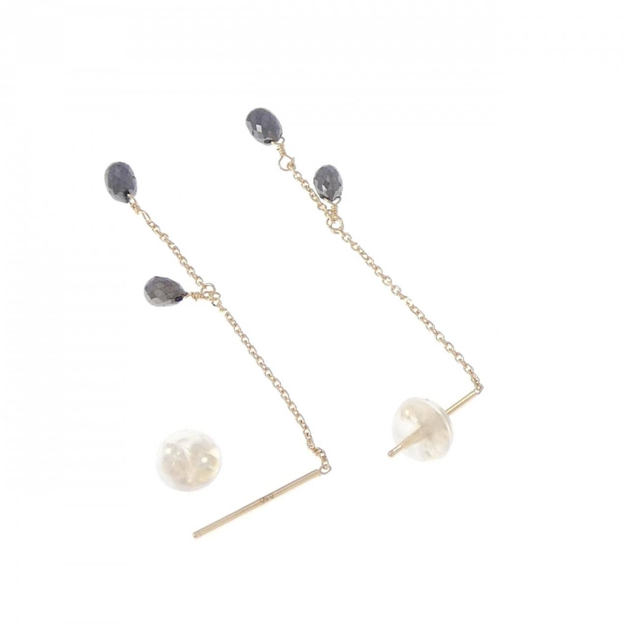 K18YG ダイヤモンド ピアス 1.00CT