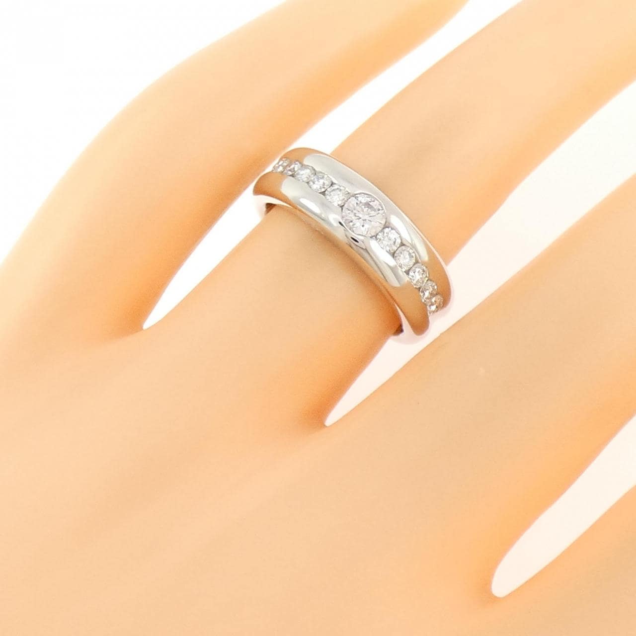 PT900 ピンクダイヤモンド リング 0.181CT