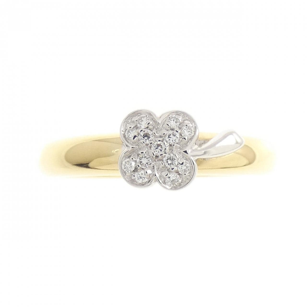 ポンテヴェキオ フラワー ダイヤモンド リング 0.07CT