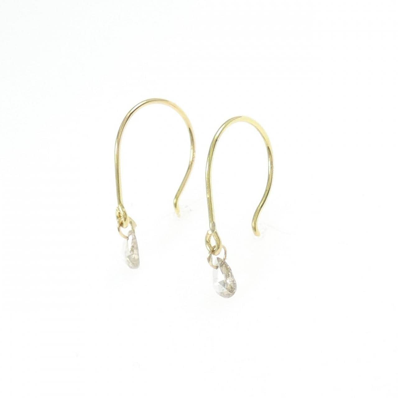 K18YG ダイヤモンド ピアス