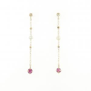 K18YG 淡水パール ピアス 2.1mm