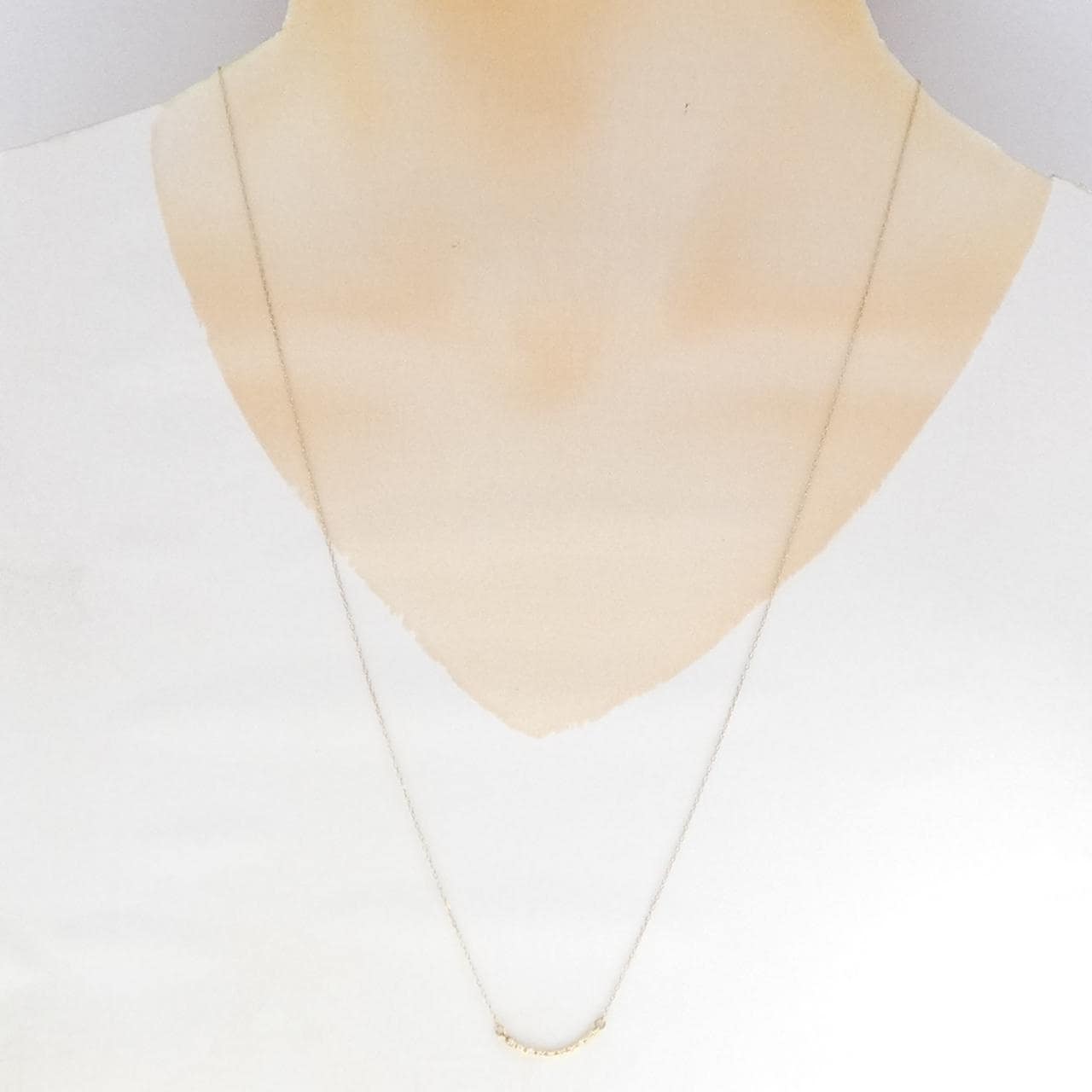 K18YG ダイヤモンド ネックレス 0.04CT