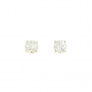 K18YG ダイヤモンド ピアス 0.307CT 0.319CT G VS2-SI1 VG-GOOD