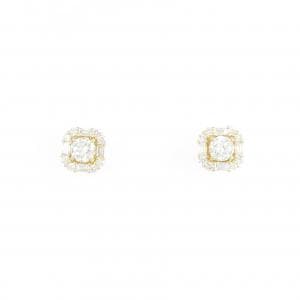[BRAND NEW] K18YG Diamond earrings 0.224CT 0.222CT G VS2 Good