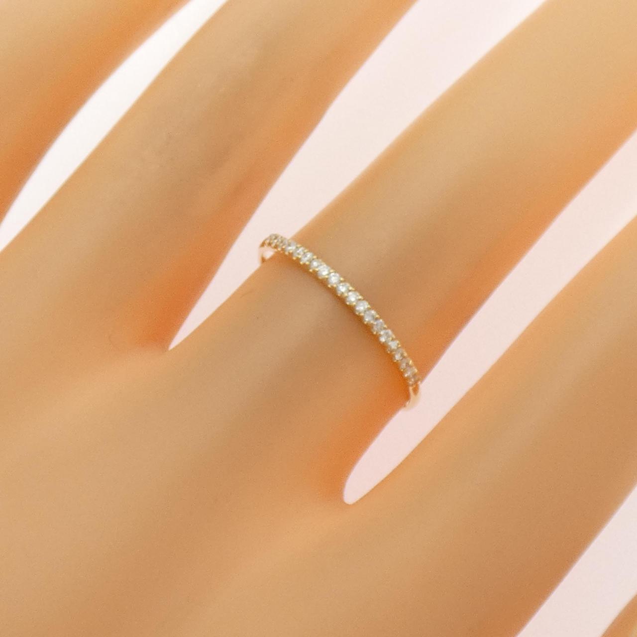 【リメイク】K18YG ダイヤモンド リング 0.10CT