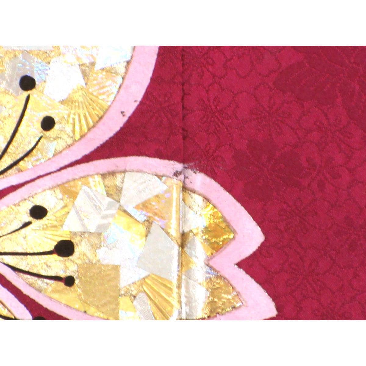 【新品】振袖　金彩箔加工【堀省平】