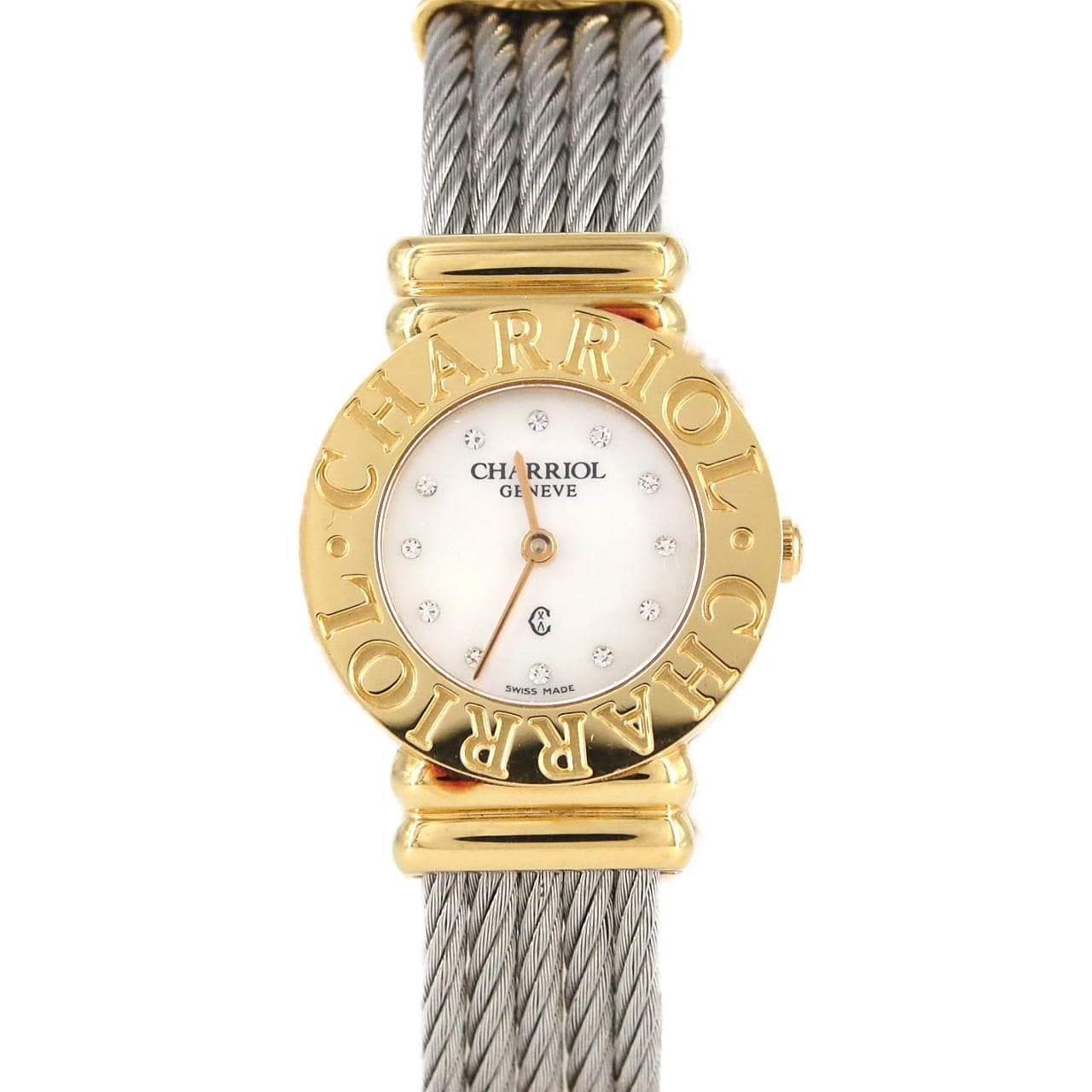 【ノーメンテナンス還元価格】フィリップシャリオール サントロペ コンビ･12P 028/2 GP クォーツ