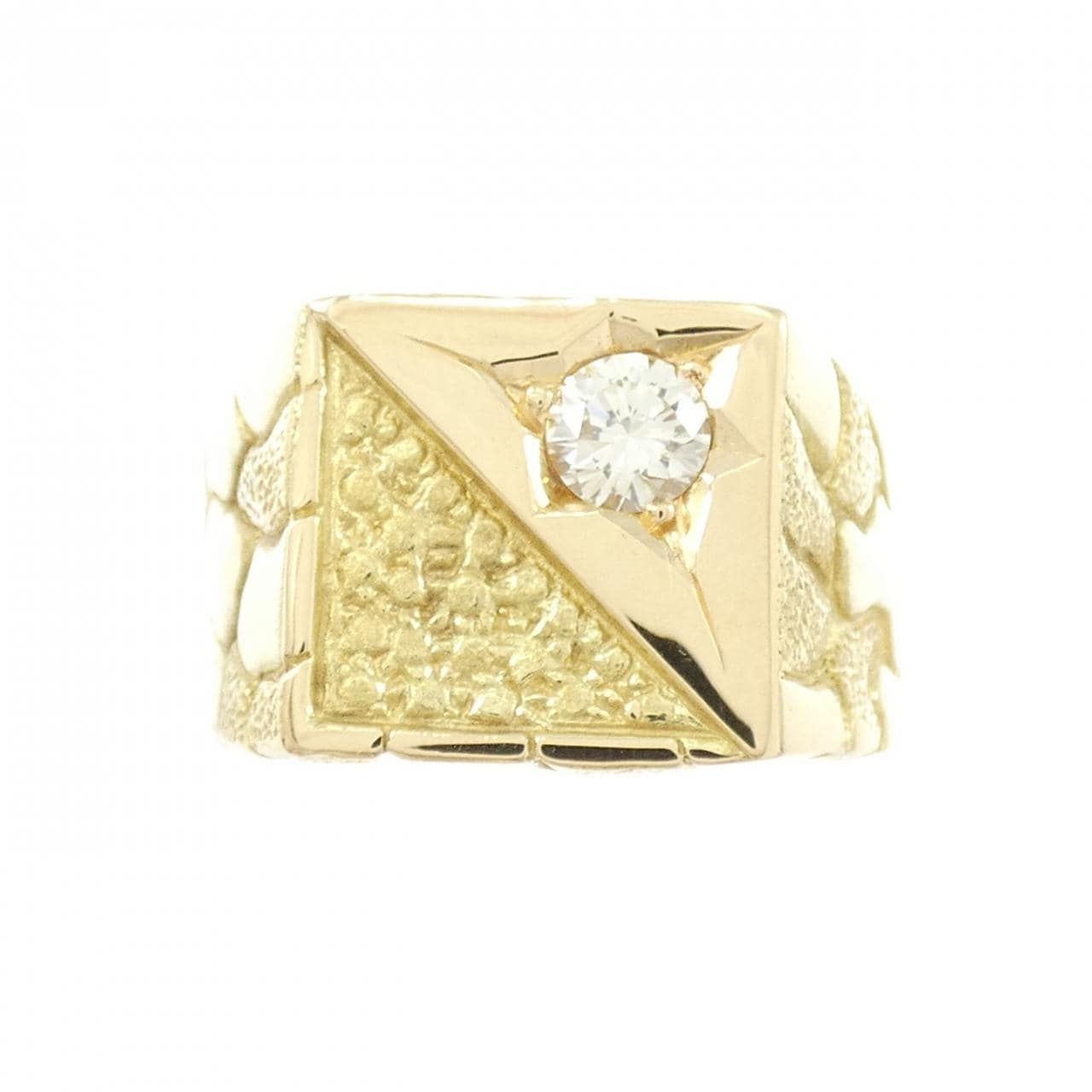 K18YG ダイヤモンド リング 0.347CT