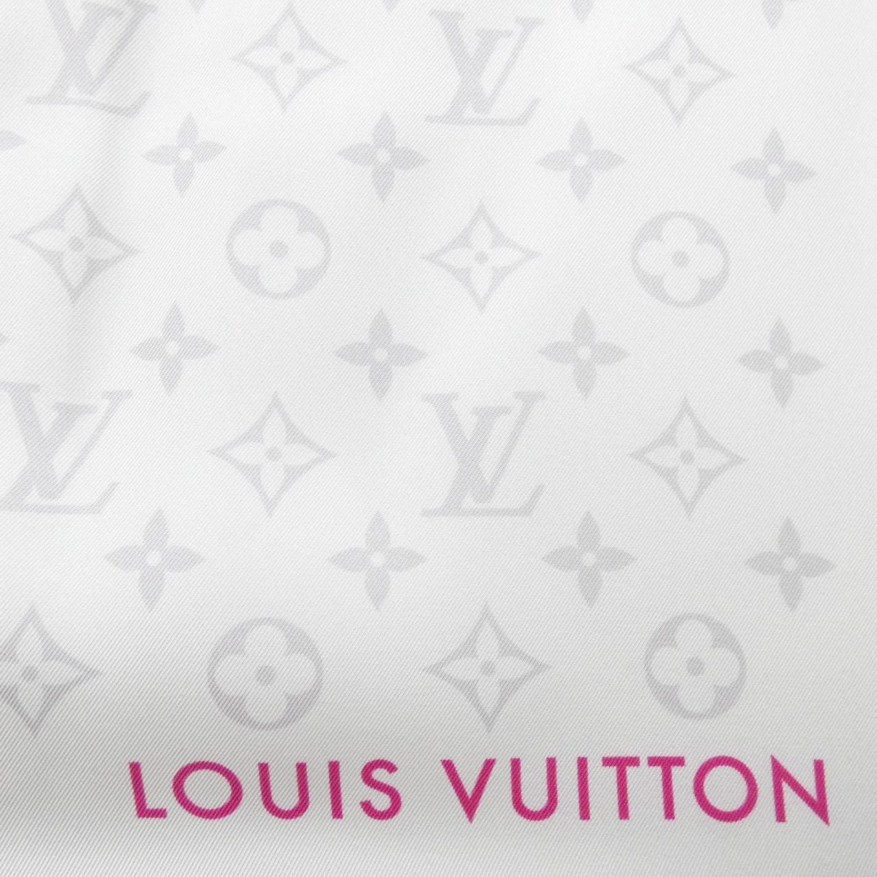 LOUIS VUITTON (LV X TM) 超扁平 90 厘米方巾 M96097