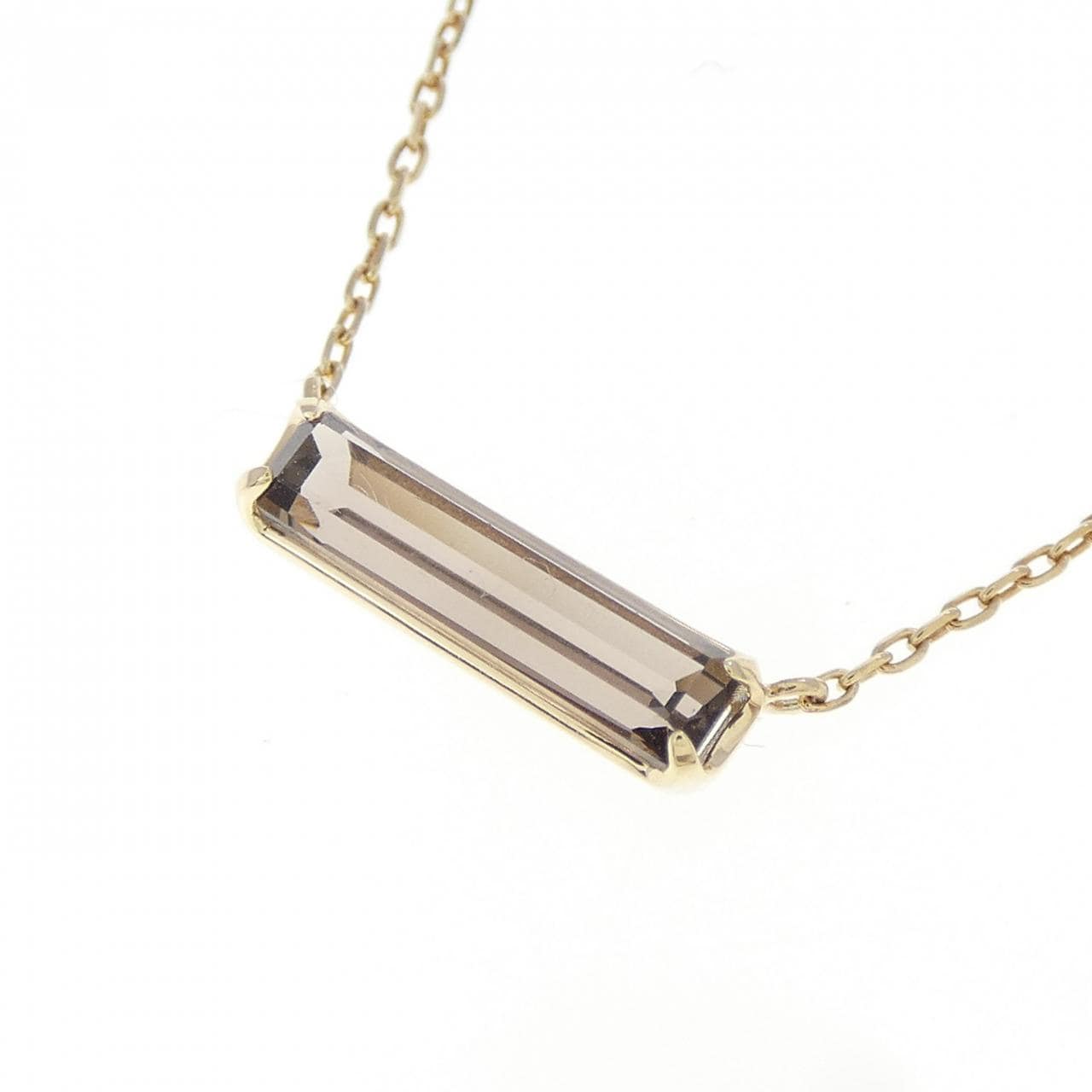 アガット スモーキークオーツ ネックレス