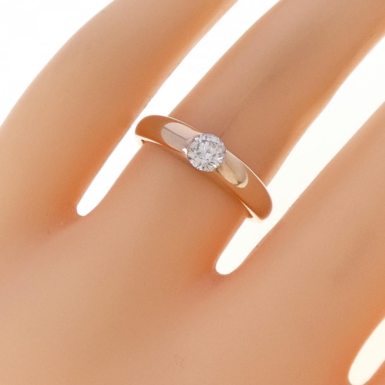 K18PG ダイヤモンド リング 0.301CT