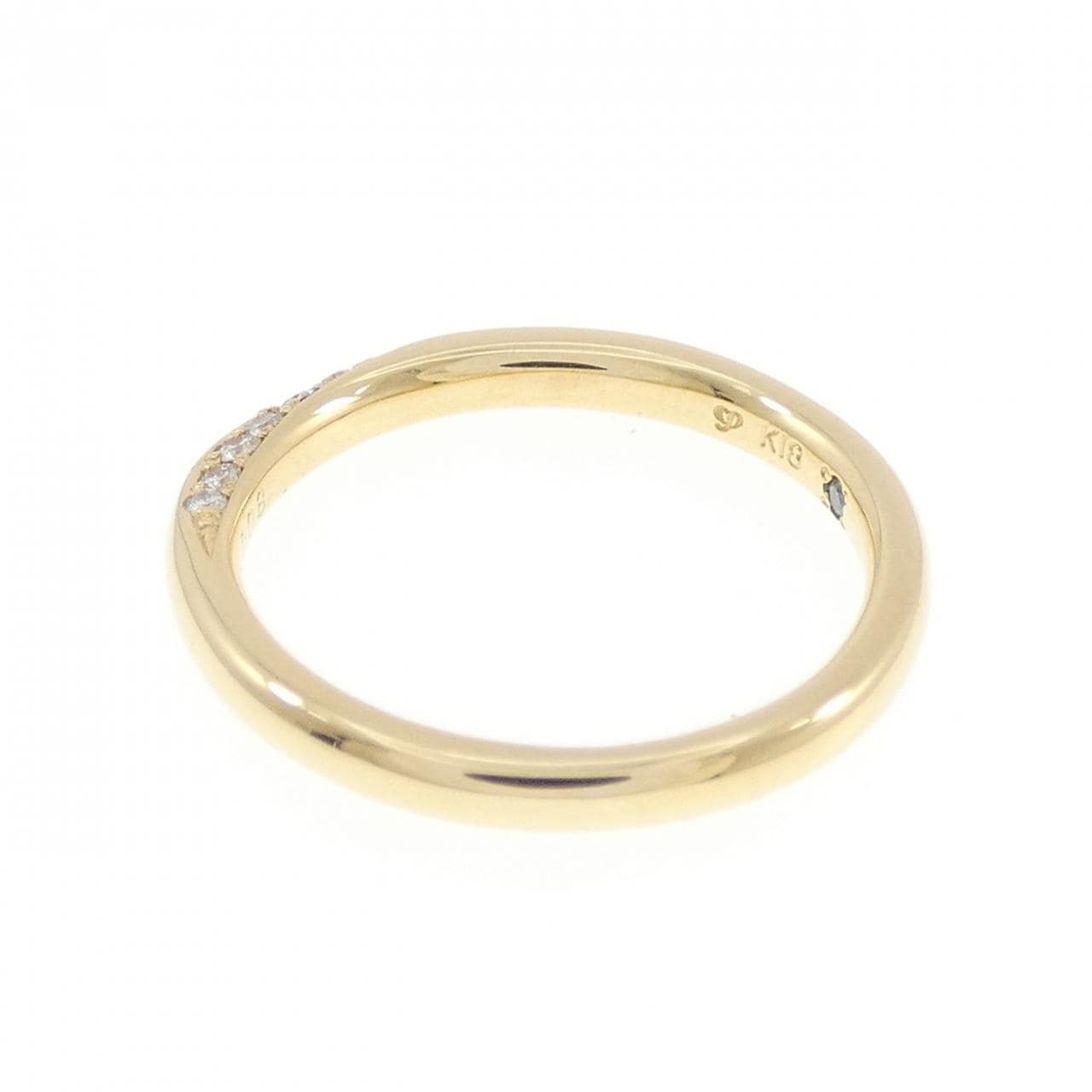 K18YG ダイヤモンド リング 0.08CT