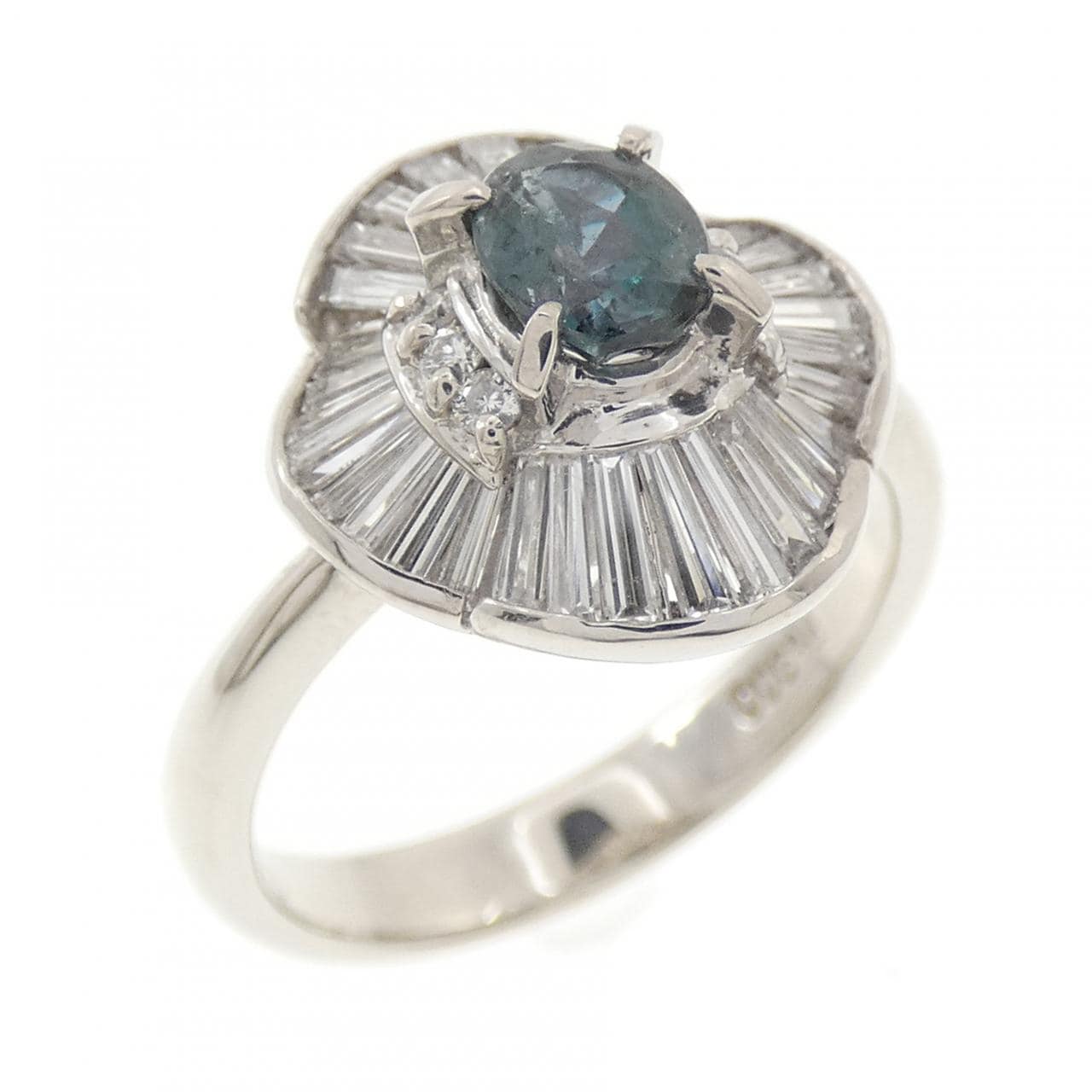 PT900 アレキサンドライト リング 0.58CT