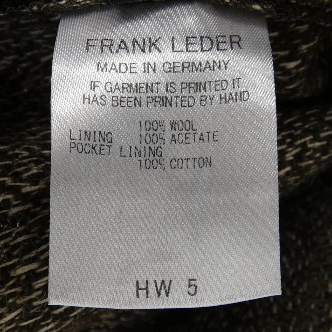 フランクリーダー FRANK LEDER パンツ